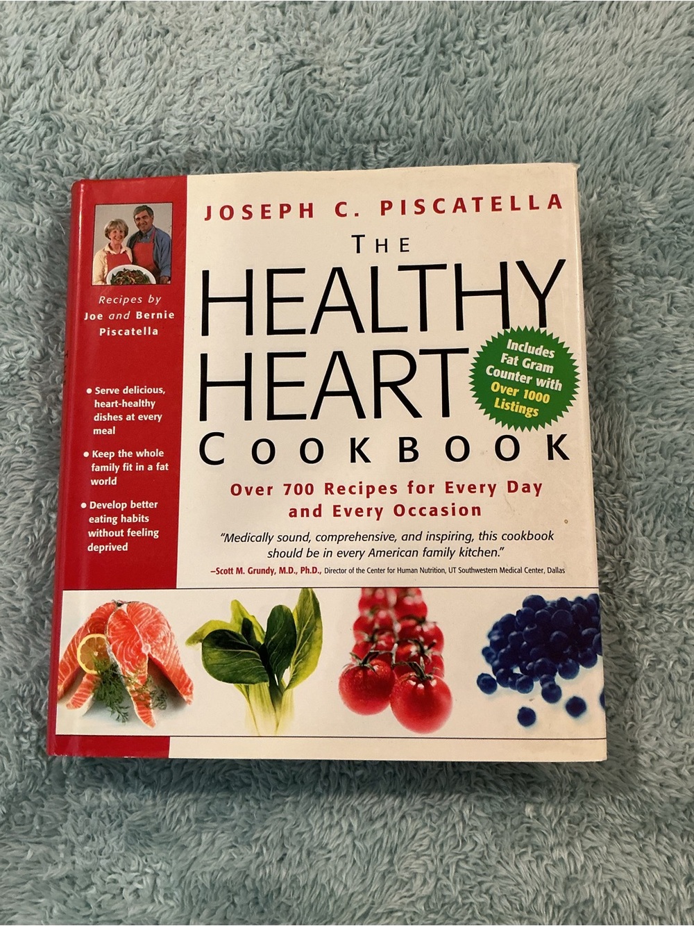 The Healthy Heart Cookbook by - White and Red Cover